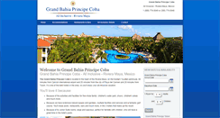 Desktop Screenshot of granbahiaprincipecoba.com